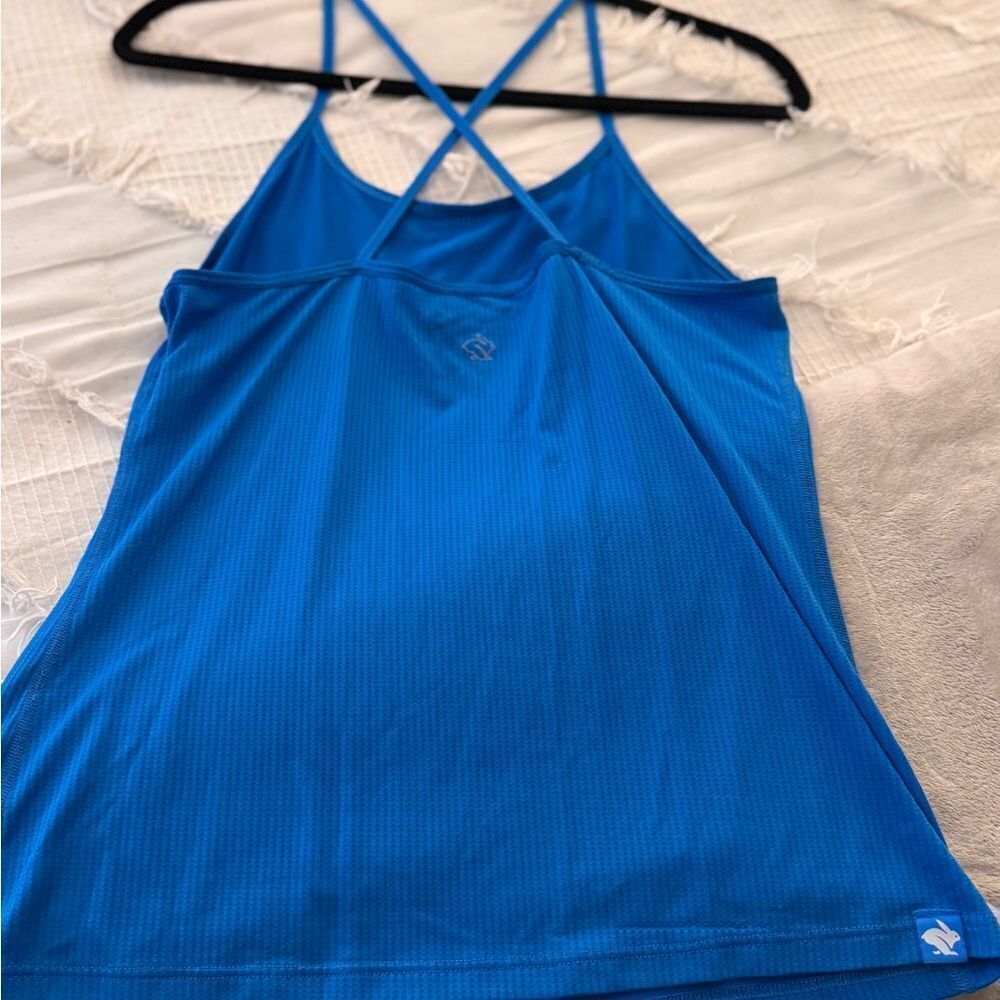 Rabbit Rabbit Rabbit Fitted Blue Camisole Top - Picture 4 of 6